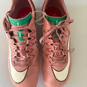 Nike Zoom Rival Sprint track spikes in the "Red Stardust" colorway